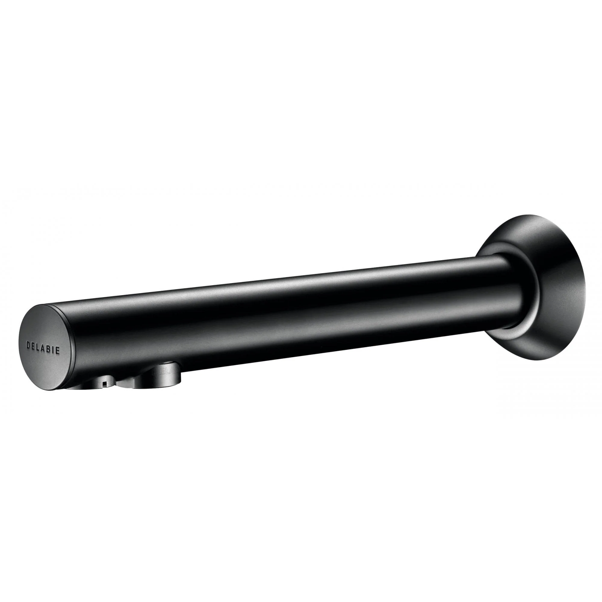 379ENCB DELABIE Black Wall Mounted BINOPTIC Electronic Tap