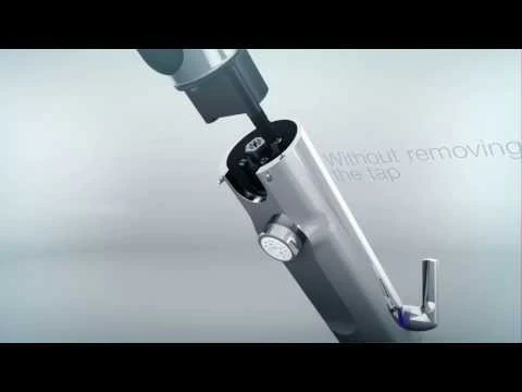 443426 DELABIE TEMPOMATIC 4 Battery Operated Automatic Sensor Tap for Panels L. 130mm - Image 5