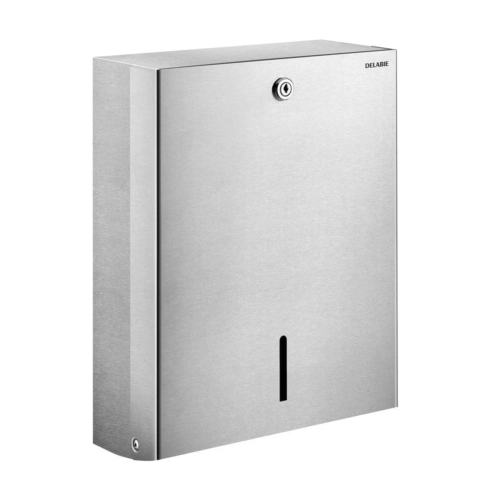 510601 DELABIE Stainless Steel Wall Mounted Paper Towel Dispenser - Image 4