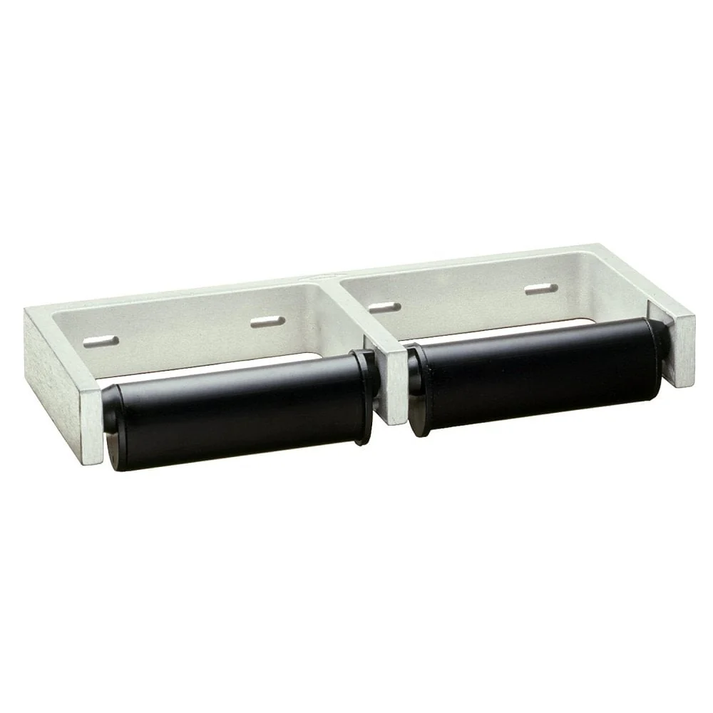 B-274 Aluminium Double Toilet Roll Holder
