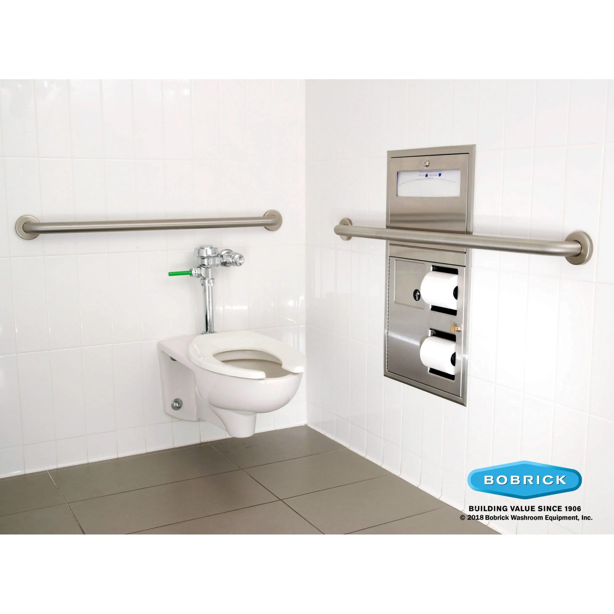 B-6806 Stainless Steel Grab Bar with 38mm Bar Diameter (Various Lengths) - Image 4