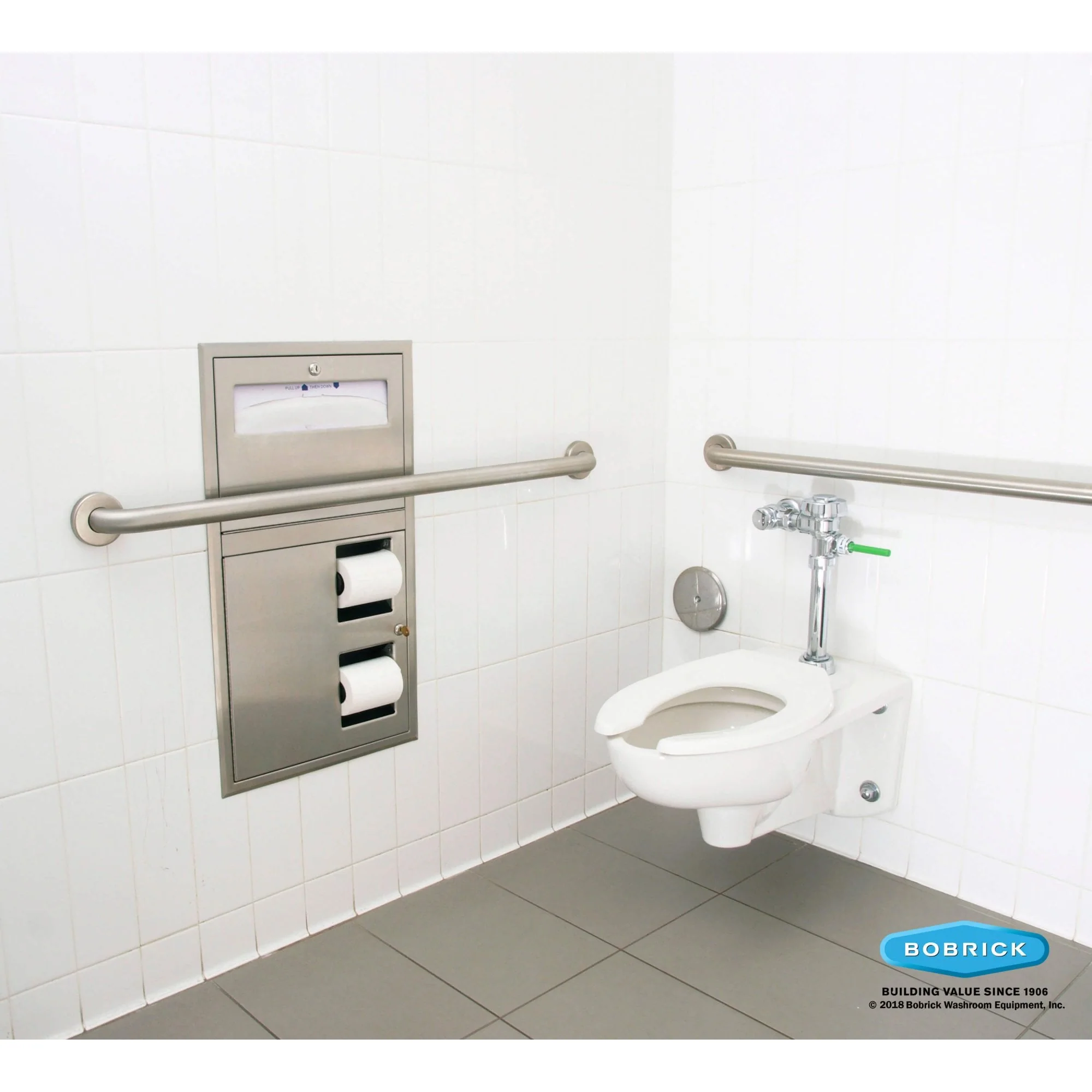 B-6806 Stainless Steel Grab Bar with 38mm Bar Diameter (Various Lengths) - Image 5