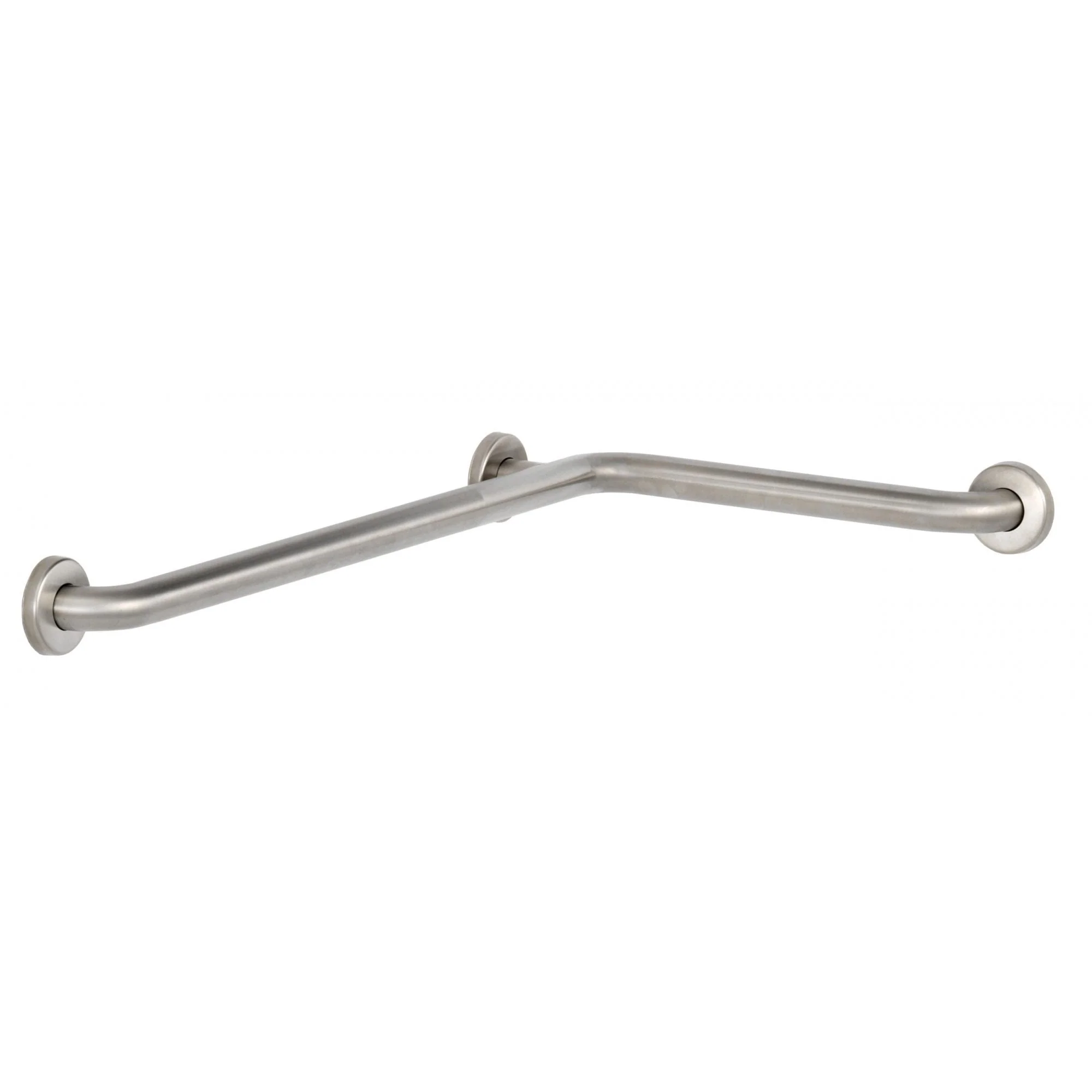 B-6861 38mm Diameter L-Shaped Two-Wall Stainless Steel Shower Grab Bar (500 x 885mm)