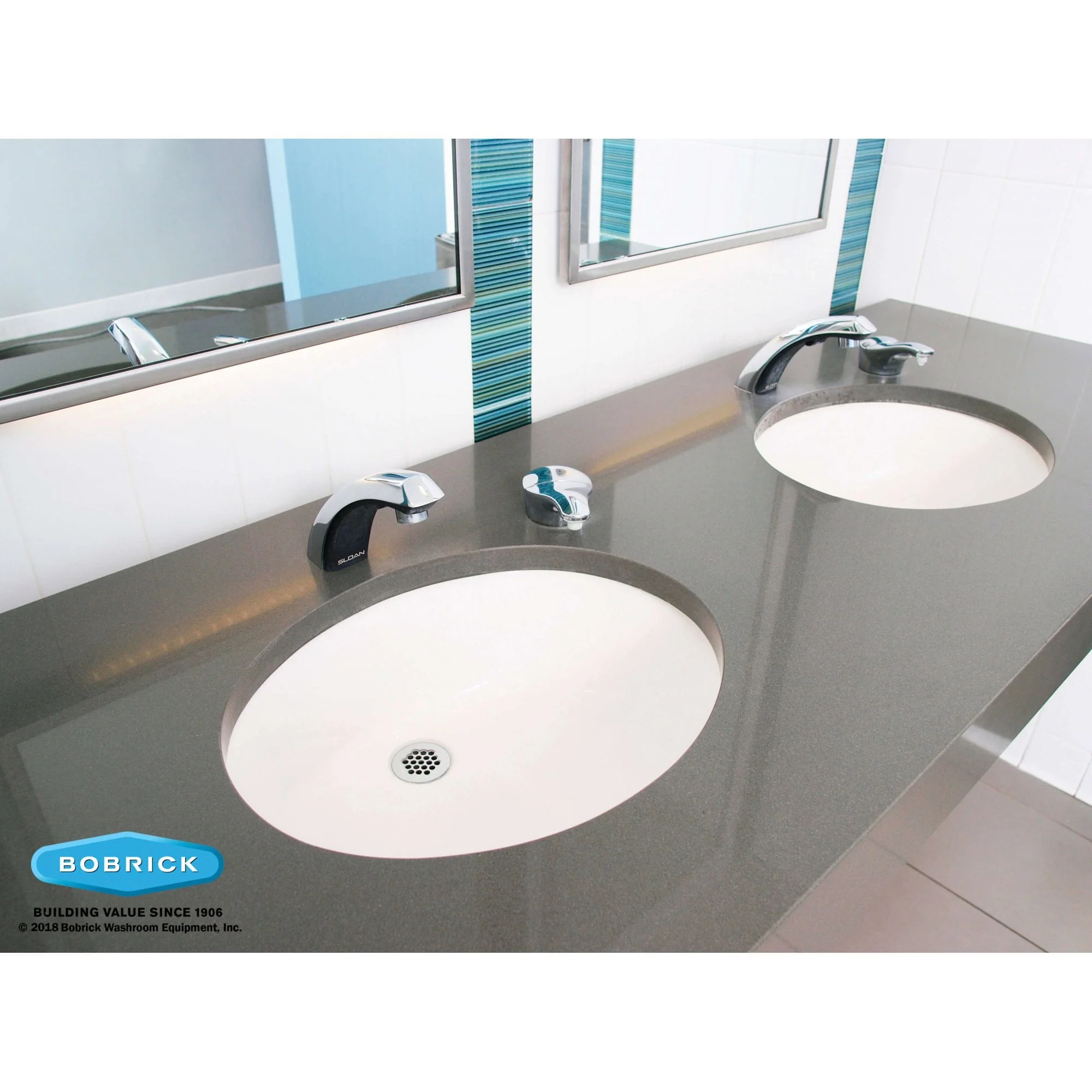B-824 SureFlo® 1000ml Touchless Counter-Mounted Liquid Soap Dispenser - Image 4