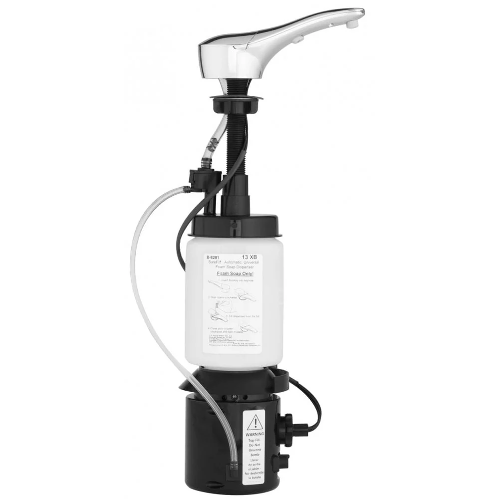 B-8281 Bobrick SureFlo® Deck Mounted 1L Foam Soap Automatic Dispenser - Retrofit Solution - Image 5