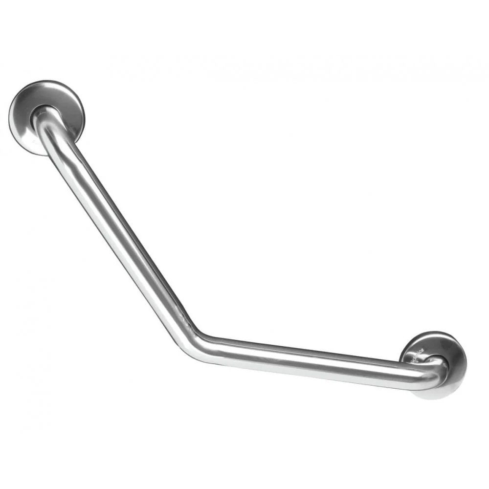 BA2130 / BA0130 Mediclinics Medinox Series Stainless Steel 130° Angled Grab Bar - Image 3