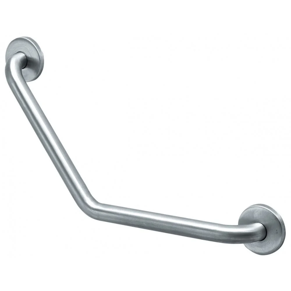 BA2130 / BA0130 Mediclinics Medinox Series Stainless Steel 130° Angled Grab Bar - Image 4