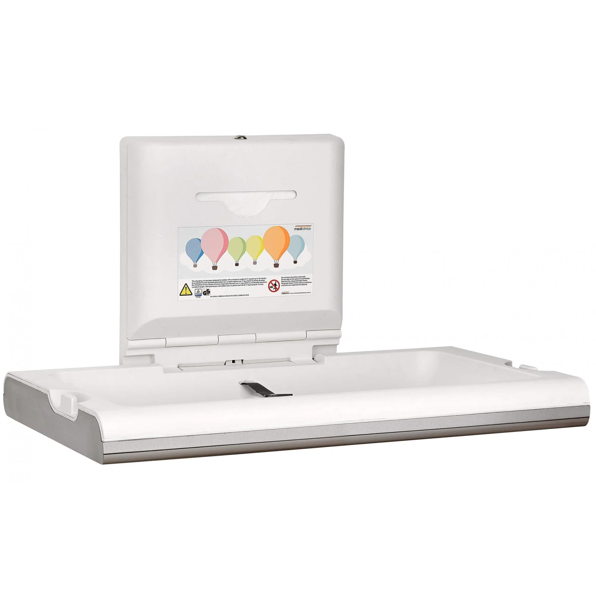 BabyMedi® Horizontal Baby Changing Station - Polypropylene / Stainless Steel - Image 5