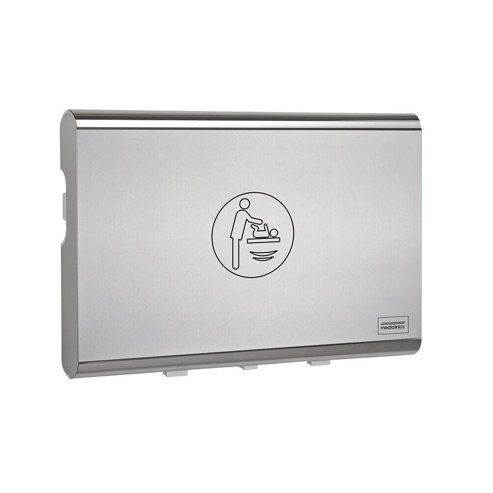 BabyMedi® Horizontal Baby Changing Station - Polypropylene / Stainless Steel with Ioniser - Image 5