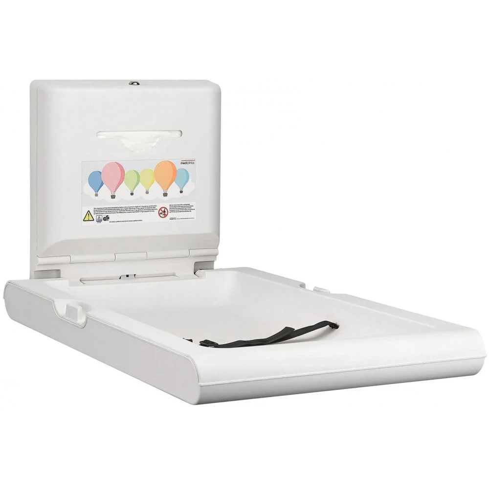 BabyMedi® Vertical Baby Changing Station - Polypropylene / Stainless Steel - Image 6