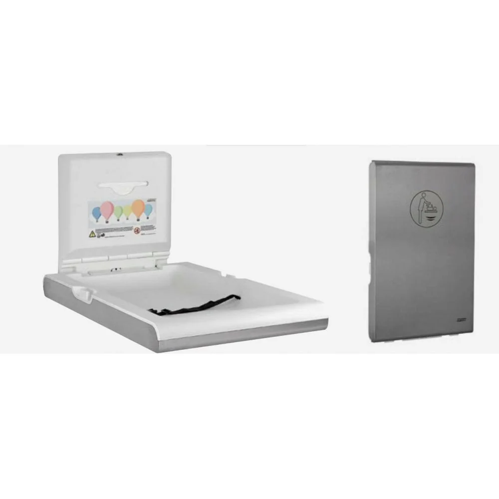 BabyMedi® Vertical Baby Changing Station - Polypropylene / Stainless Steel - Image 9