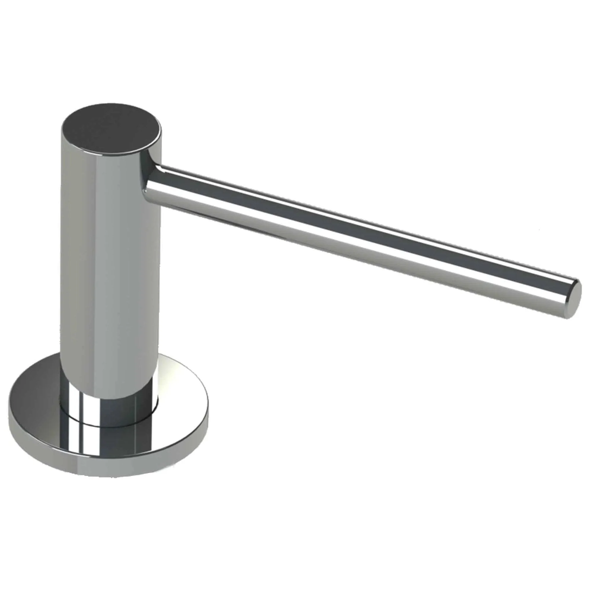 BC637 / BC637B Dolphin 1000ML Chrome Plated Brass Liquid Soap Dispenser - Image 2