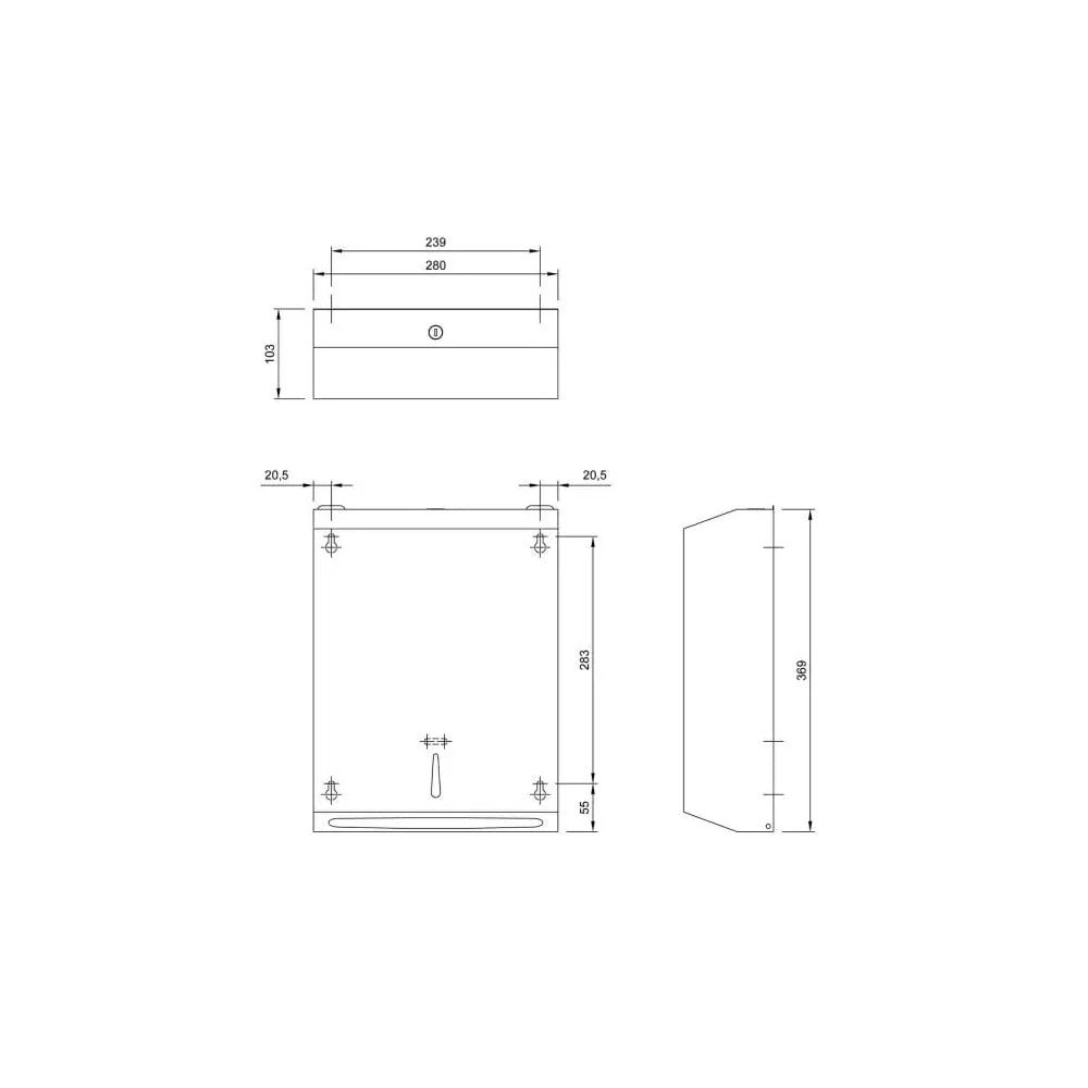 BC928 Dolphin DOC M Paper Towel Dispenser - Image 2