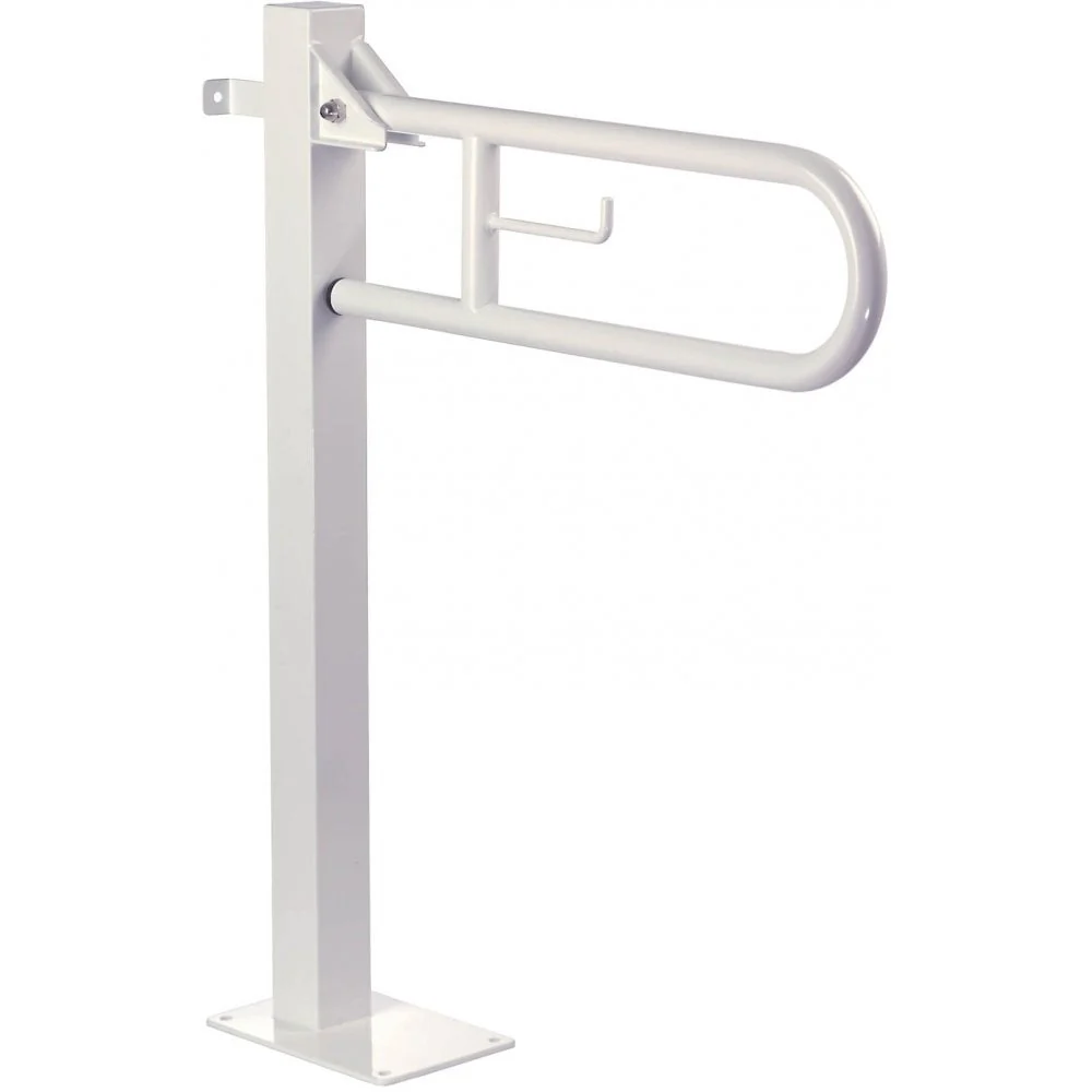 BGC2710 / BGC710 Mediclinics Medinox Series ø32mm Vertical Swing Grab Bar With Toilet Roll Holder - Image 2