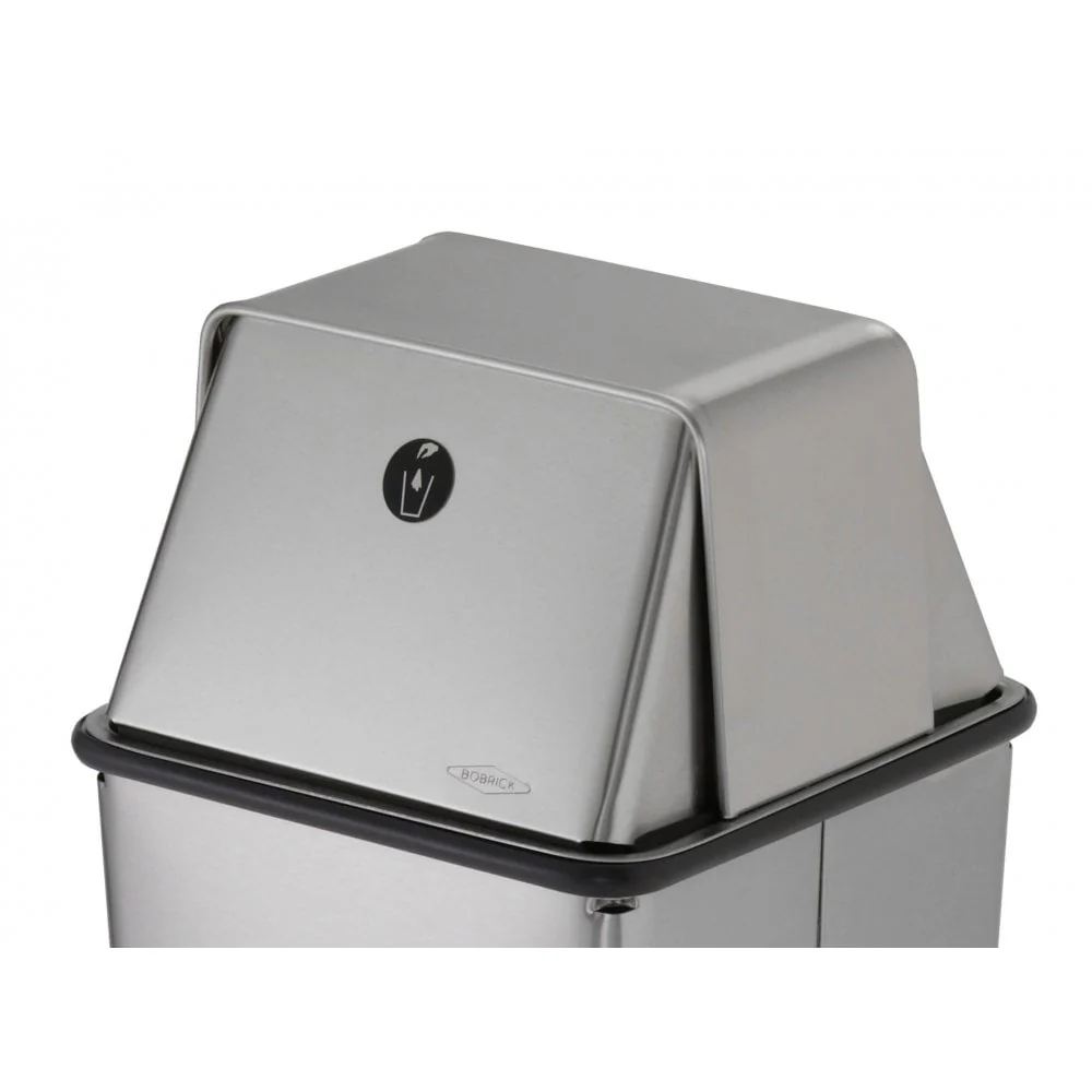 B-2250 Self-Closing Waste Bin for High Traffic Areas - Image 2