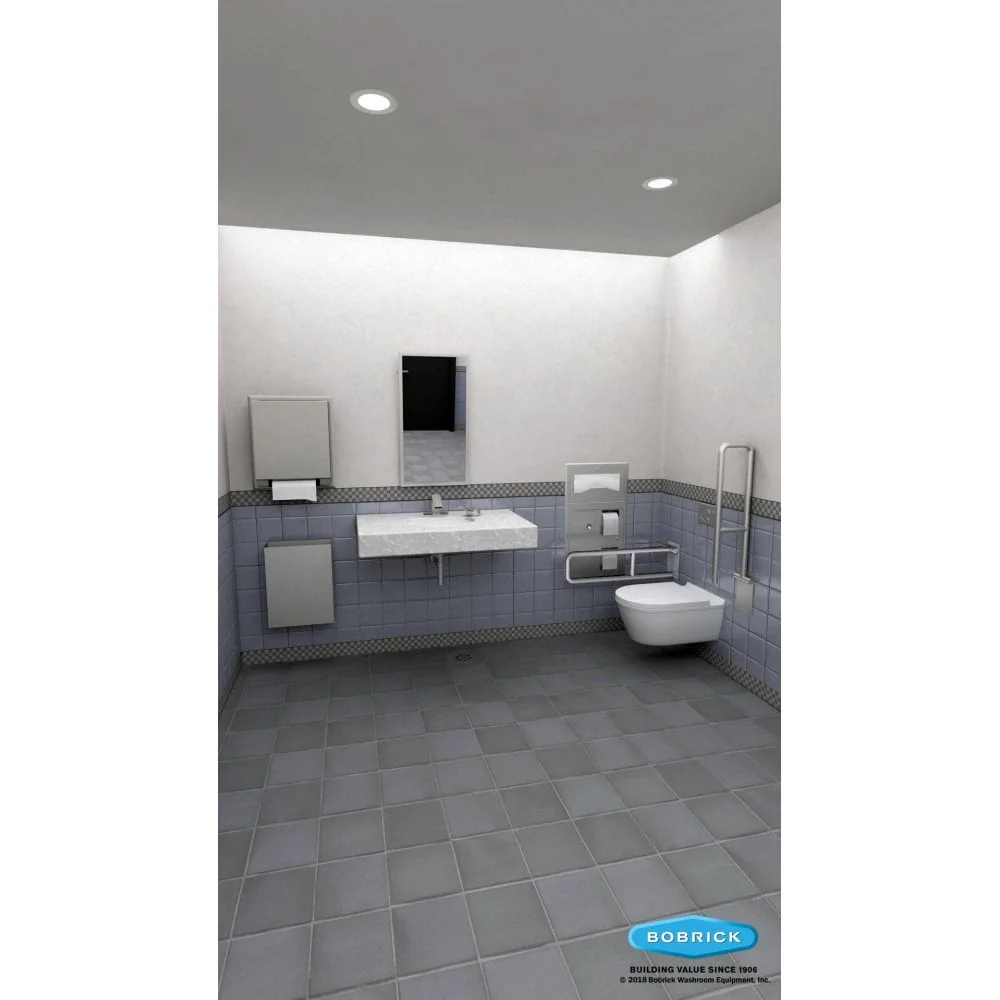 B-29744 Automatic Universal Roll Paper Towel Dispenser with Semi-recessed Mounting - Image 3