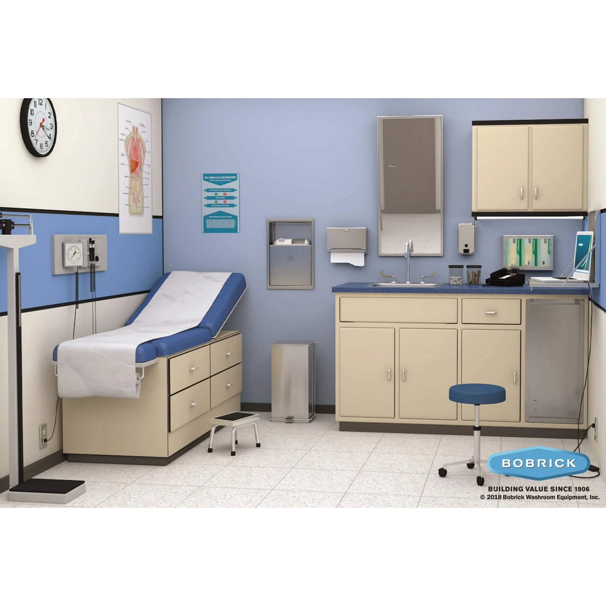 B-7816 Stainless steel Folding Workstation - Image 3