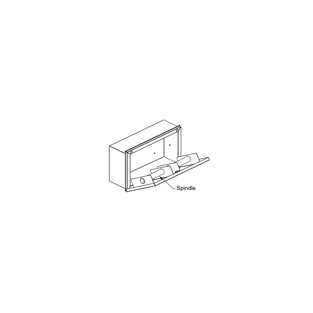 B-35883 Recessed Multi-Roll Toilet Roll Dispenser - Image 3