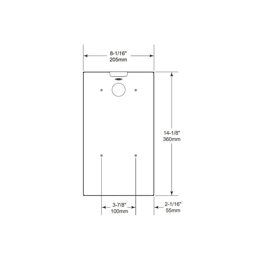 B-35139 TrimLineSeries Sanitary Disposal Unit - Image 4