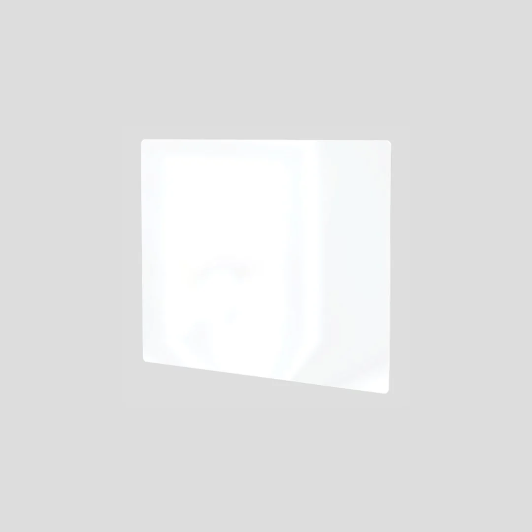 Clip-on Anthracite or White Glass Front for Dimplex Alta Wi-Fi Panel Heater (40cm profile) - Image 3