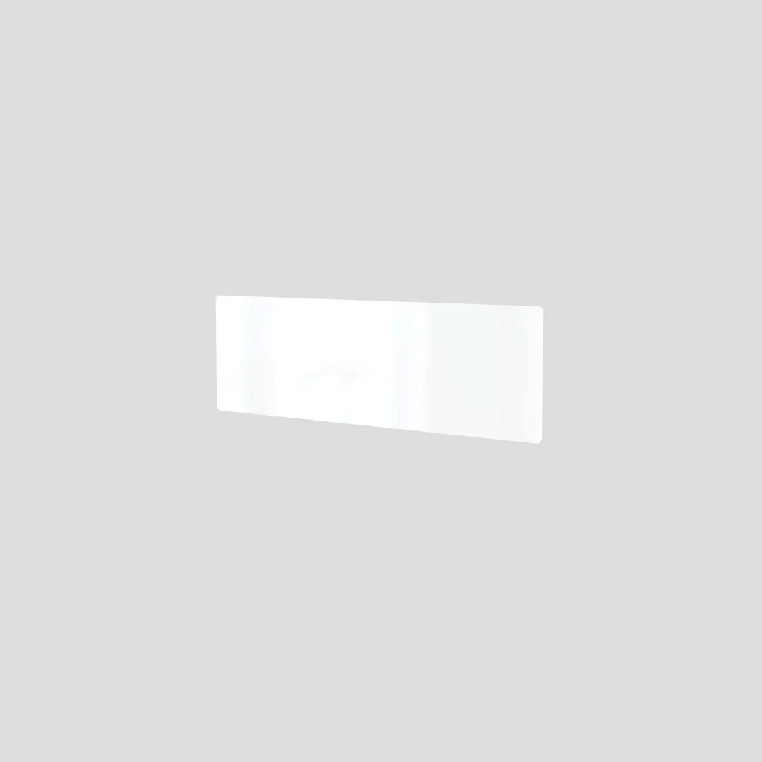 Clip-on Anthracite or White Glass Front for Dimplex Alta Wi-Fi Panel Heater (20cm profile) - Image 5