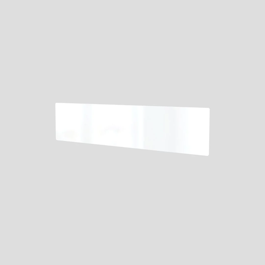 Clip-on Anthracite or White Glass Front for Dimplex Alta Wi-Fi Panel Heater (20cm profile) - Image 7