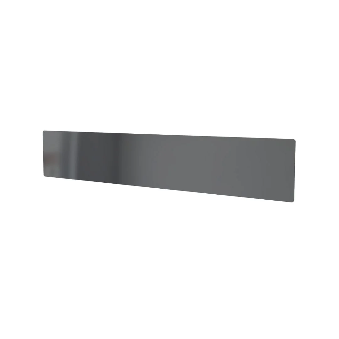 Clip-on Anthracite or White Glass Front for Dimplex Alta Wi-Fi Panel Heater (20cm profile) - Image 8