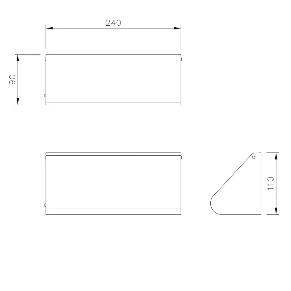 DP2109 / DP2109PSS Dolphin Prestige 304 Stainless Steel Double Toilet Roll Holder - Image 2