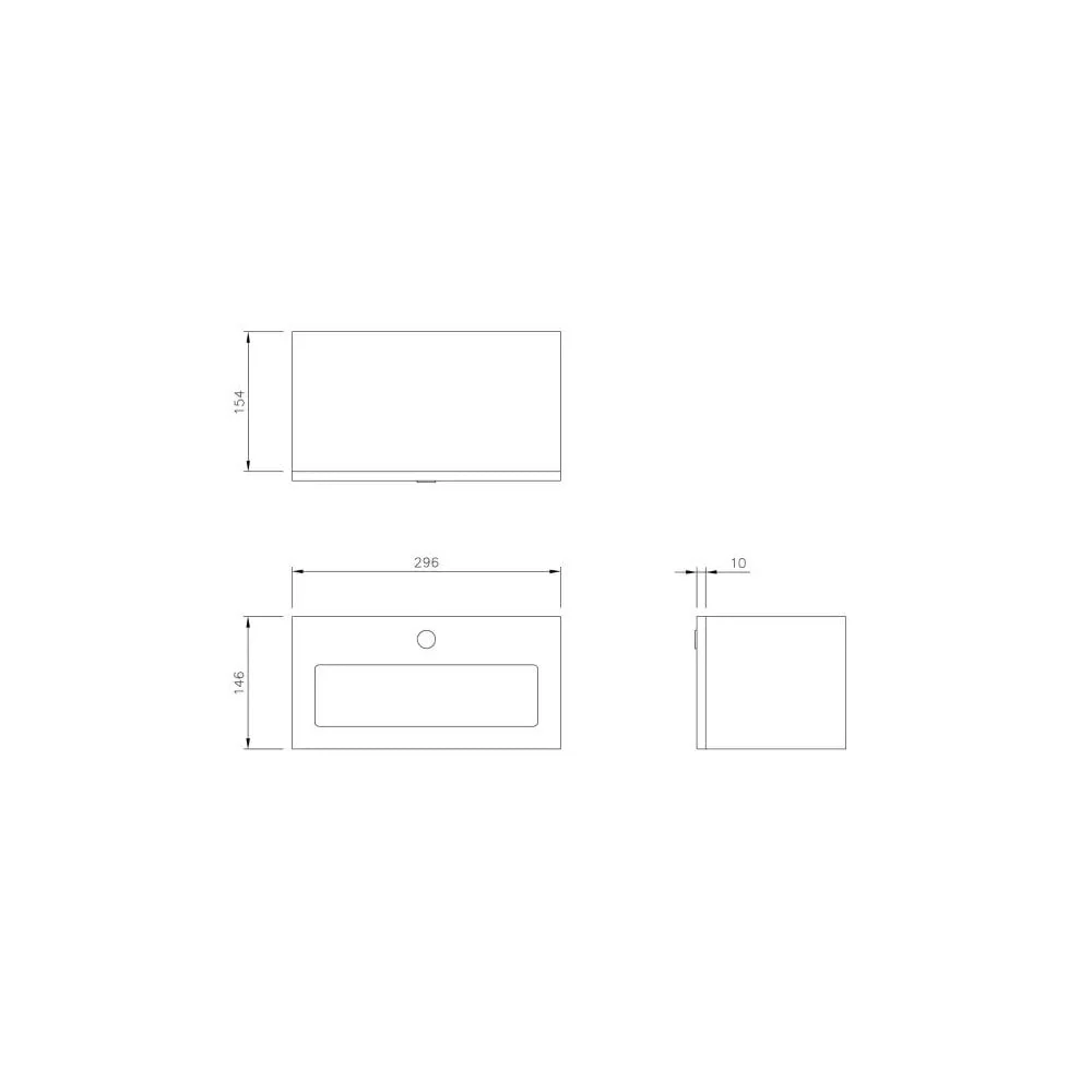 DP3602 Dolphin Prestige Under Counter Paper Towel Dispenser - Image 2