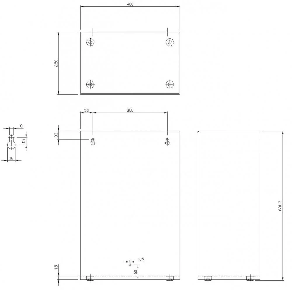 DP5403 Dolphin 60L Open Top Waste Bin - Image 2