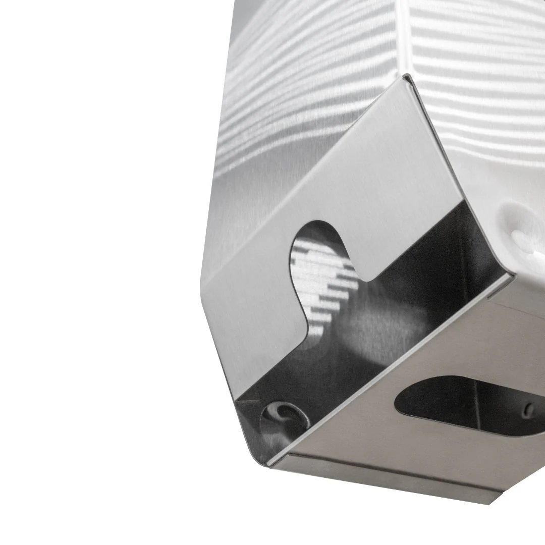 Stainless Steel Toilet Roll Dispenser - 2 Roll - Image 4