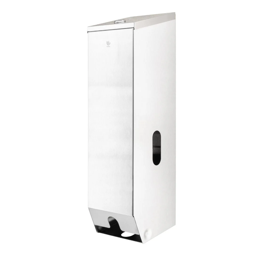 Stainless Steel Toilet Roll Dispenser - 3 Roll - Image 7