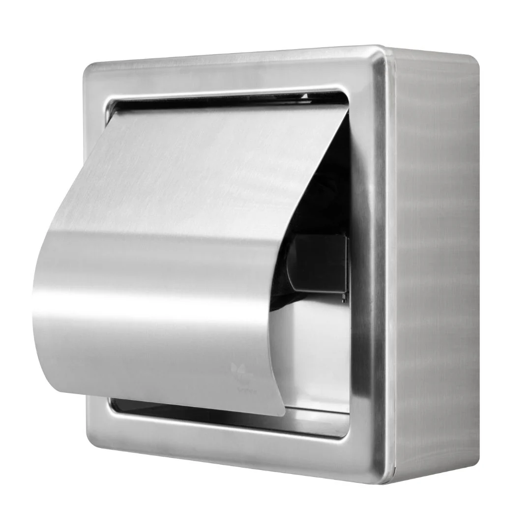 Stainless Steel Toilet Roll Holder - 1 Roll - Image 4
