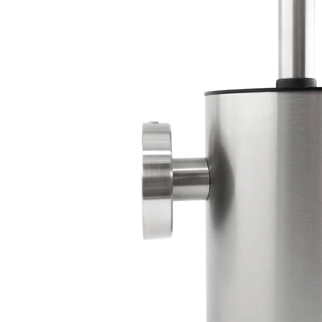 Dryflow Stainless Steel Wall Mounted Toilet Brush Set - Image 4