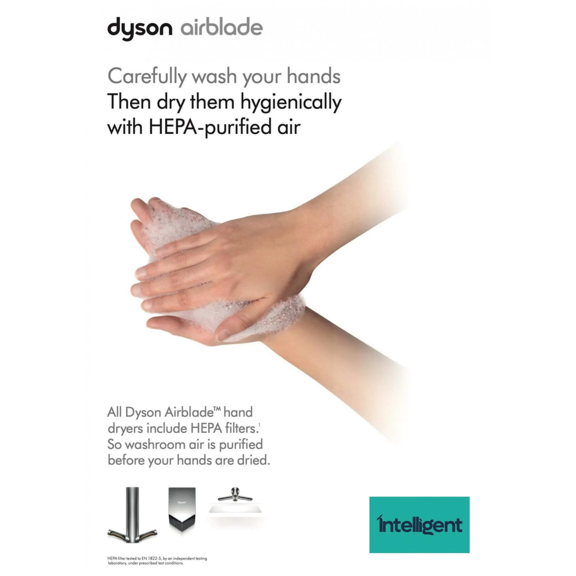 Dyson Airblade V HU02 Hand Dryer - Nickel - Image 6