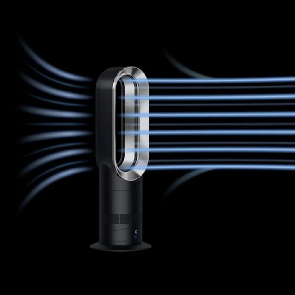 Dyson Hot+Cool™ Jet Focus AM09 fan heater in white/nickel - Image 3