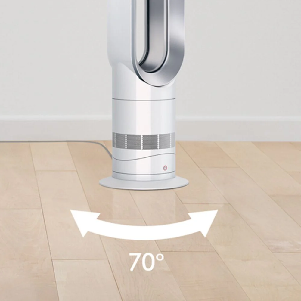 Dyson Hot+Cool™ Jet Focus AM09 fan heater in white/nickel - Image 6