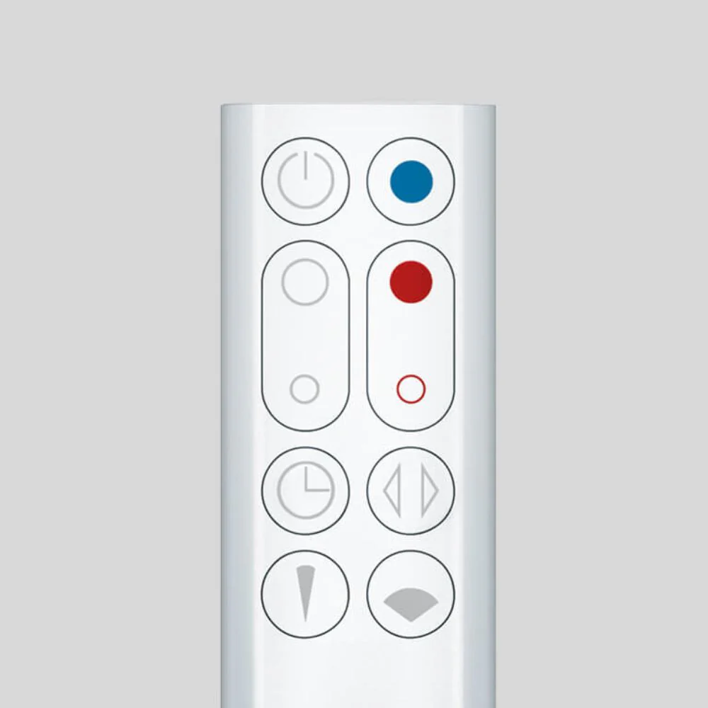 Dyson Hot+Cool™ Jet Focus AM09 fan heater in white/nickel - Image 7
