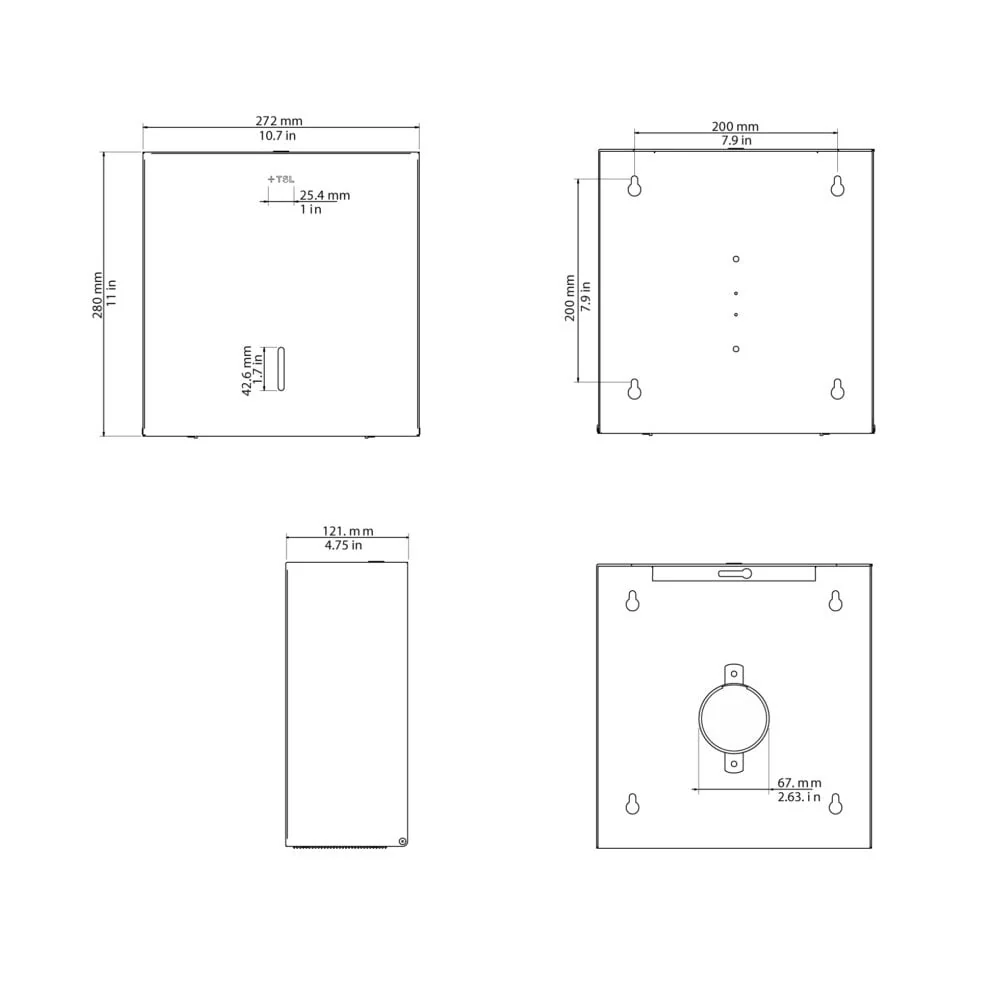 Jumbo Toilet Roll Dispenser TSL.842 - Image 6