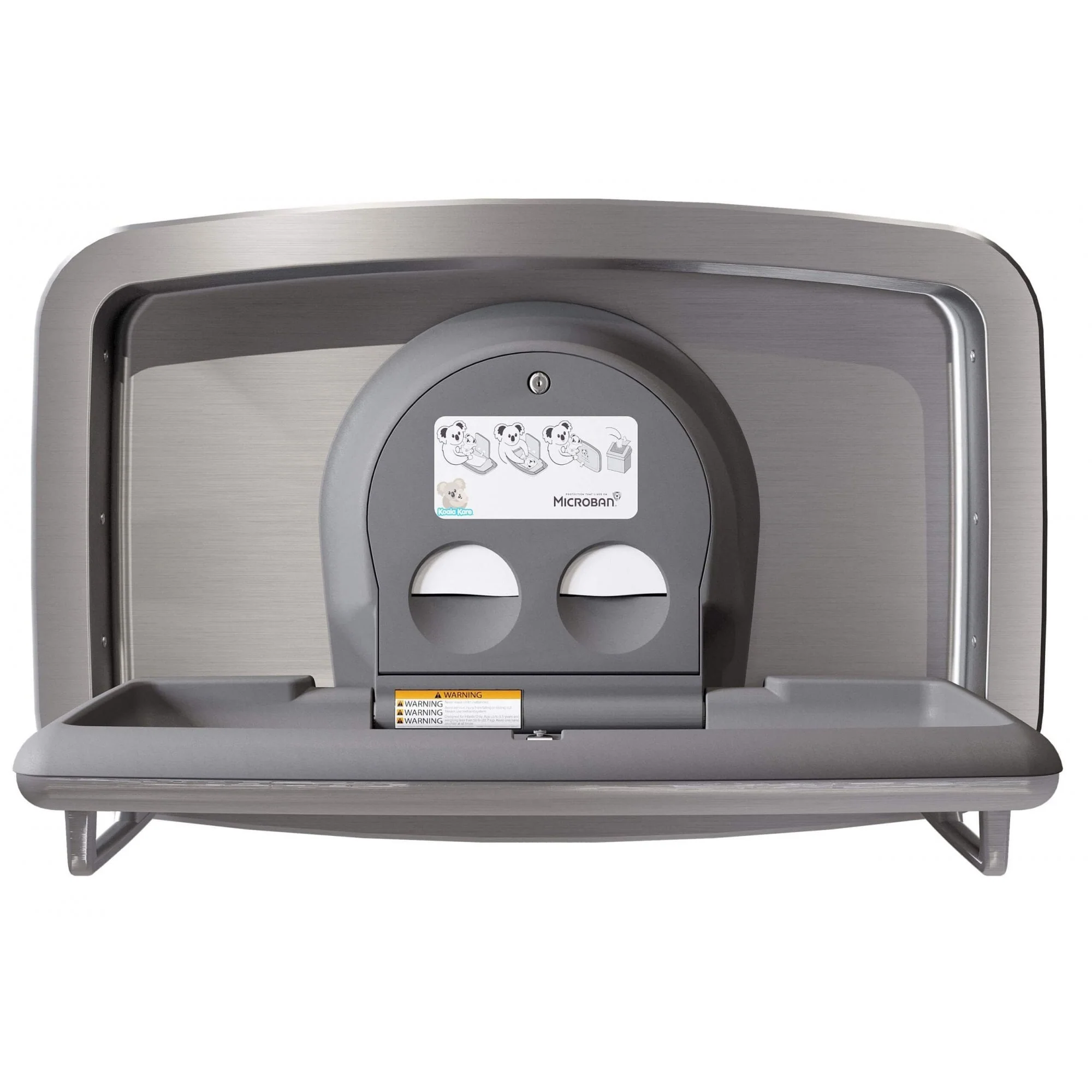 KB310-SSRE-EN Horizontal Stainless Steel Recessed-Mounted Baby Changing Unit - Image 5