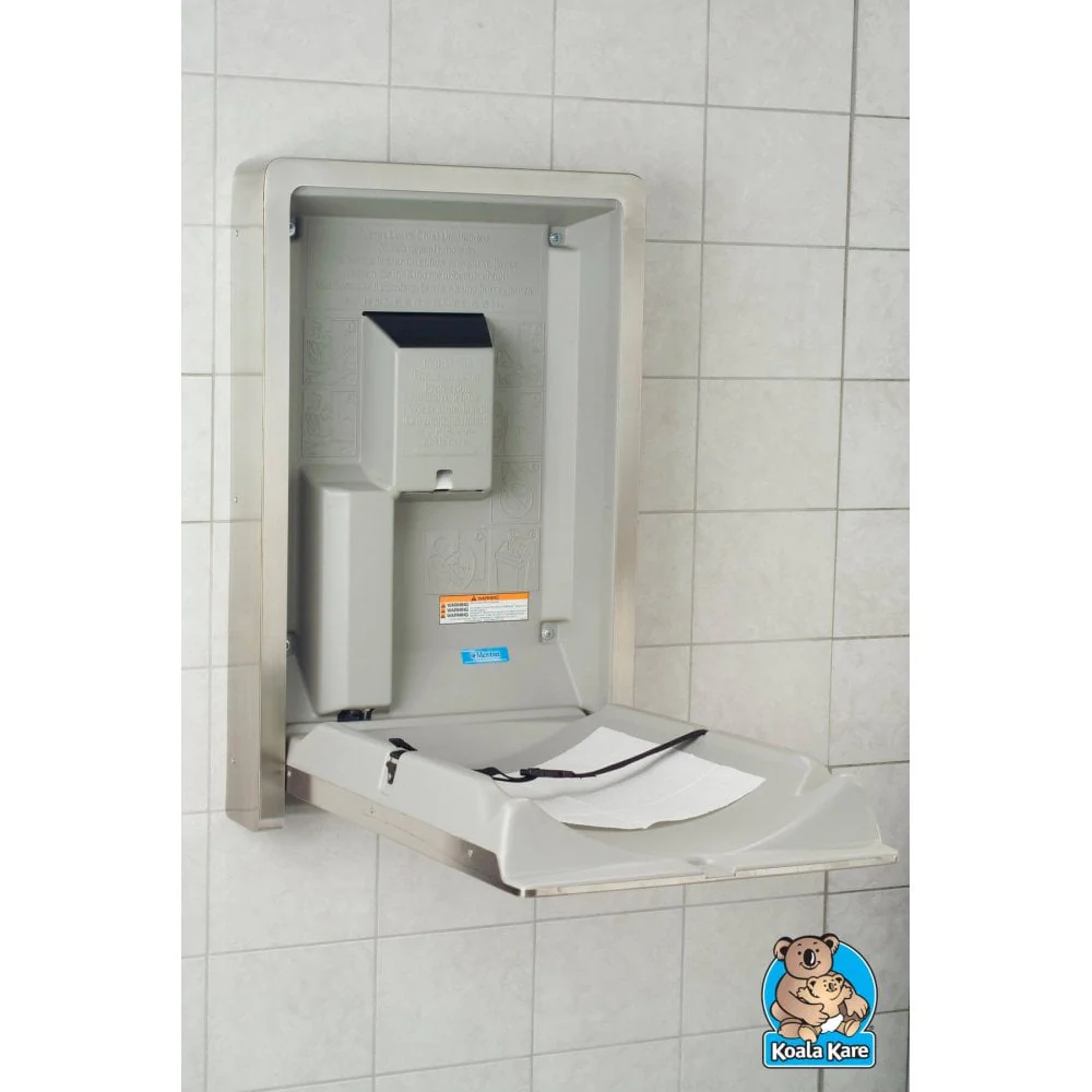 Koala Kare KB111-SSWM-INB Vertical Wall Baby Changer - Image 4