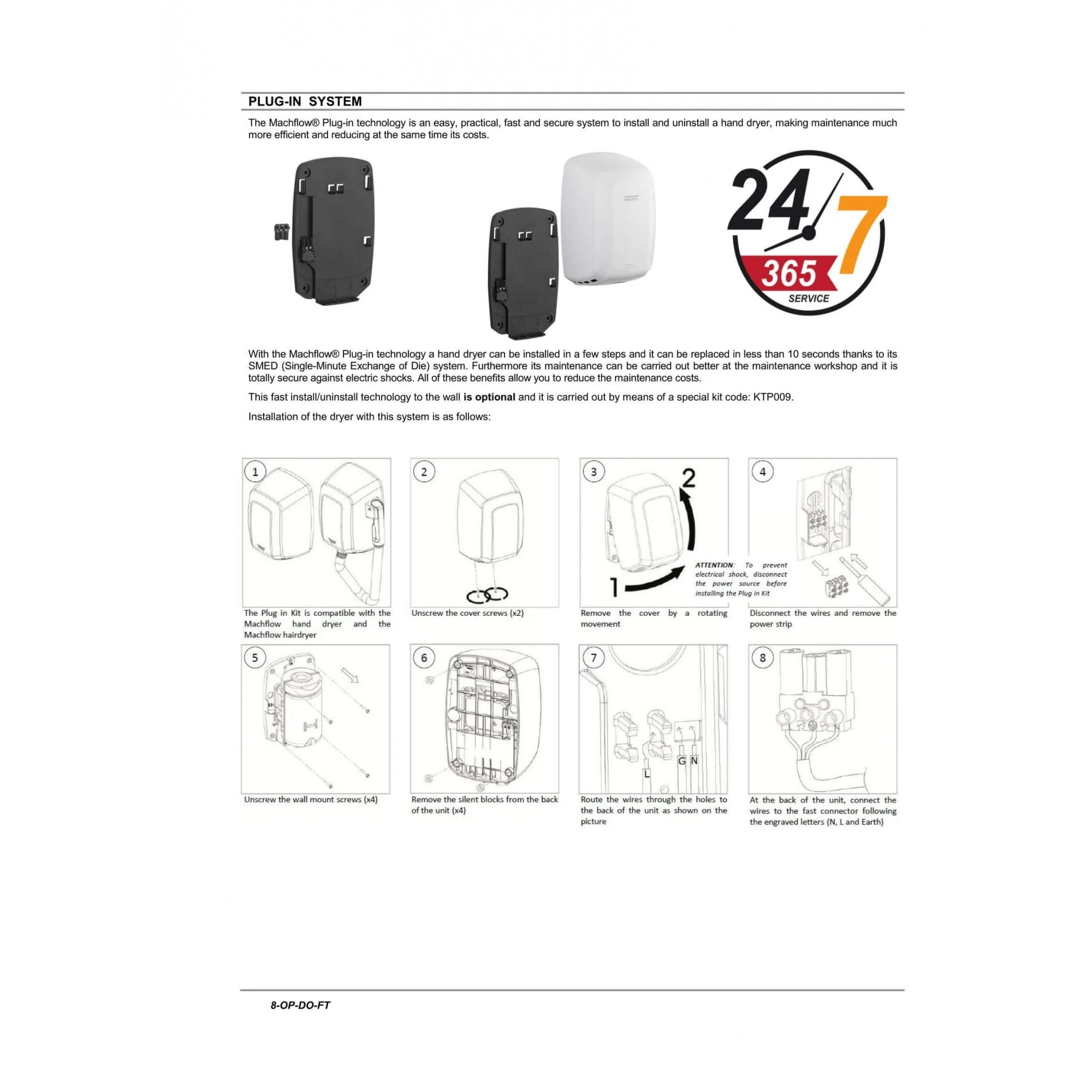 Machflow Plus Brushless Hand Dryer with HEPA filter & Ioniser M19A - Image 15