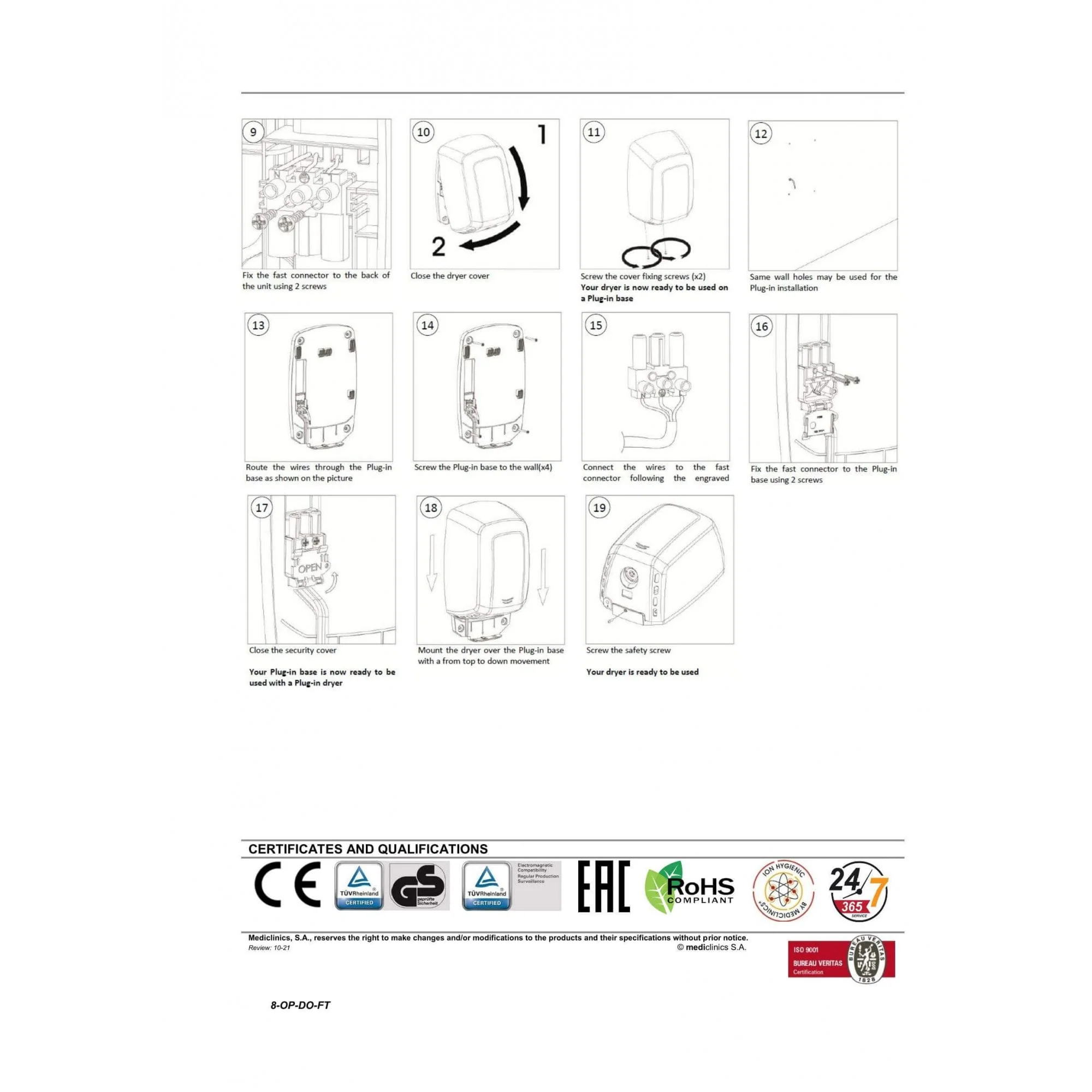 Machflow Plus Brushless Hand Dryer with HEPA filter & Ioniser M19A - Image 16