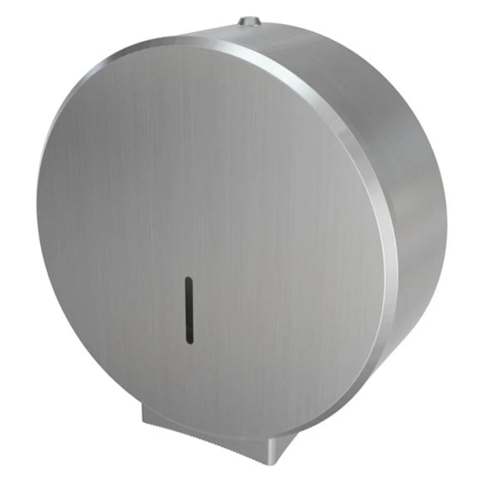 Classic Stainless Steel Jumbo Toilet Roll Dispenser (2 sizes)