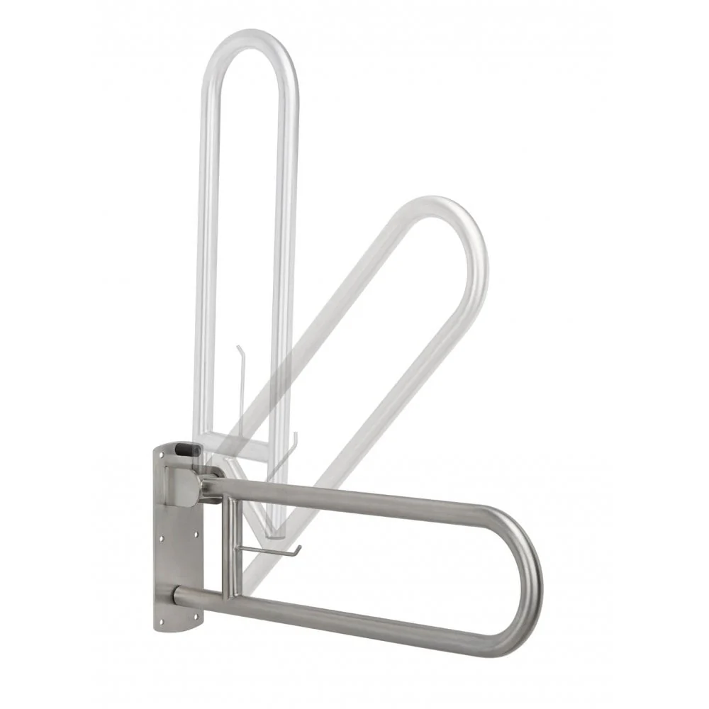 Mediclinics 738mm Three Position Stainless Steel Swing Grab Bar