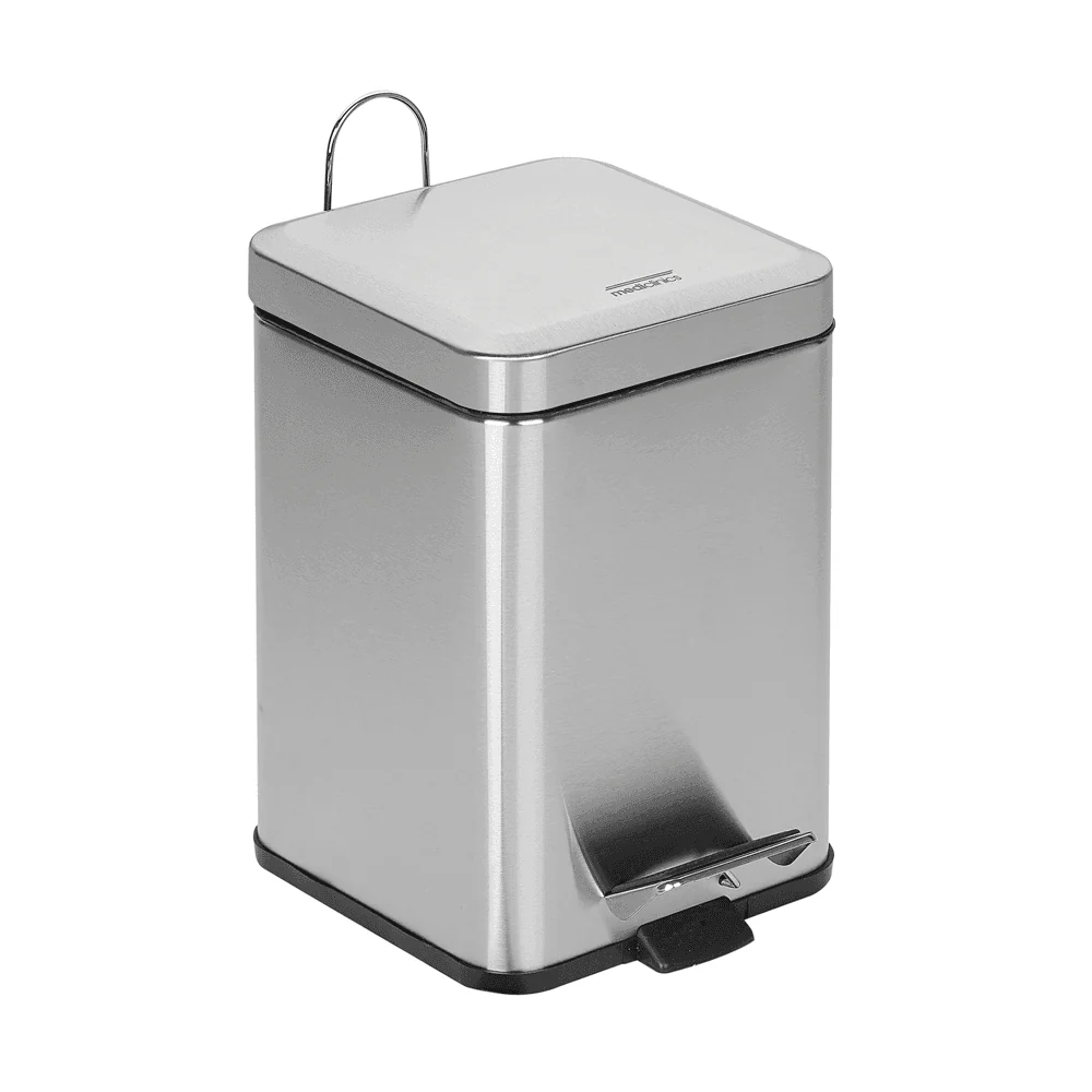 Mediclinics Pedal Operated 6L Square Bin - Image 2