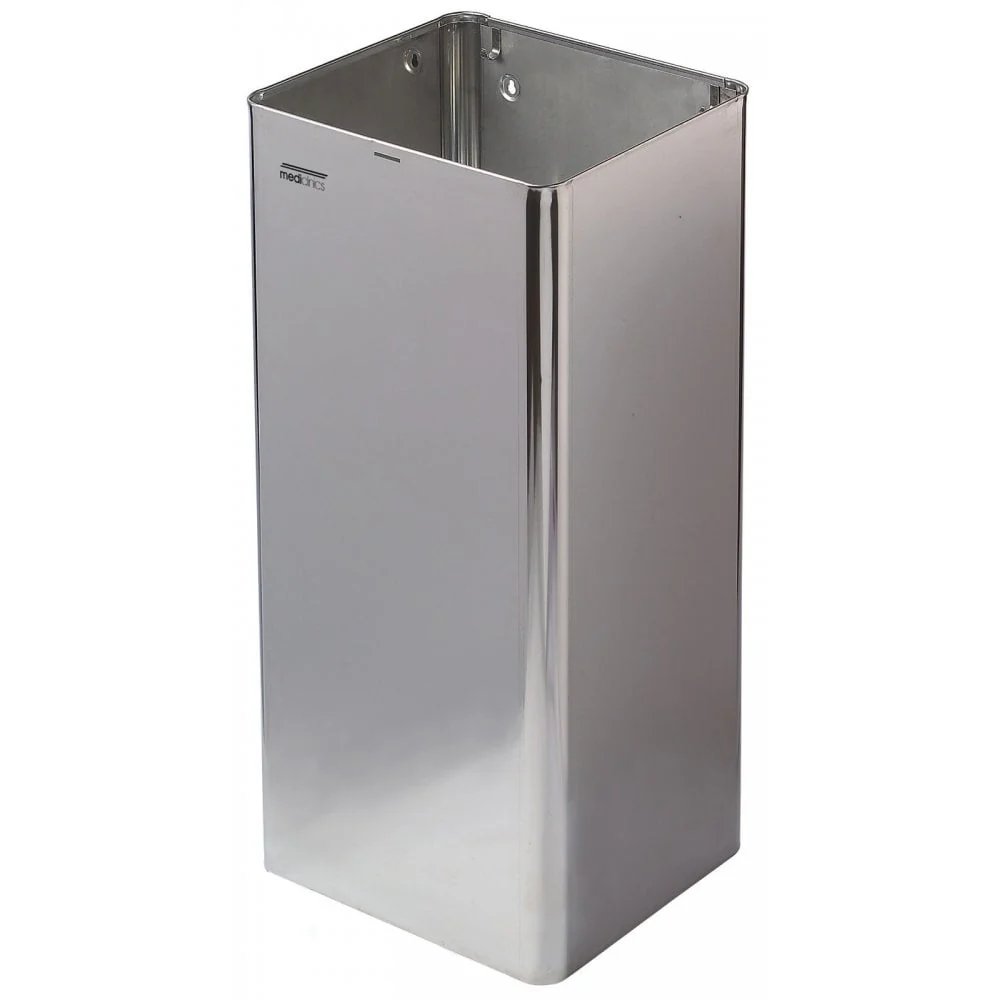 Mediclinics Wall Mounted 80L Open Lid Bin - Image 2