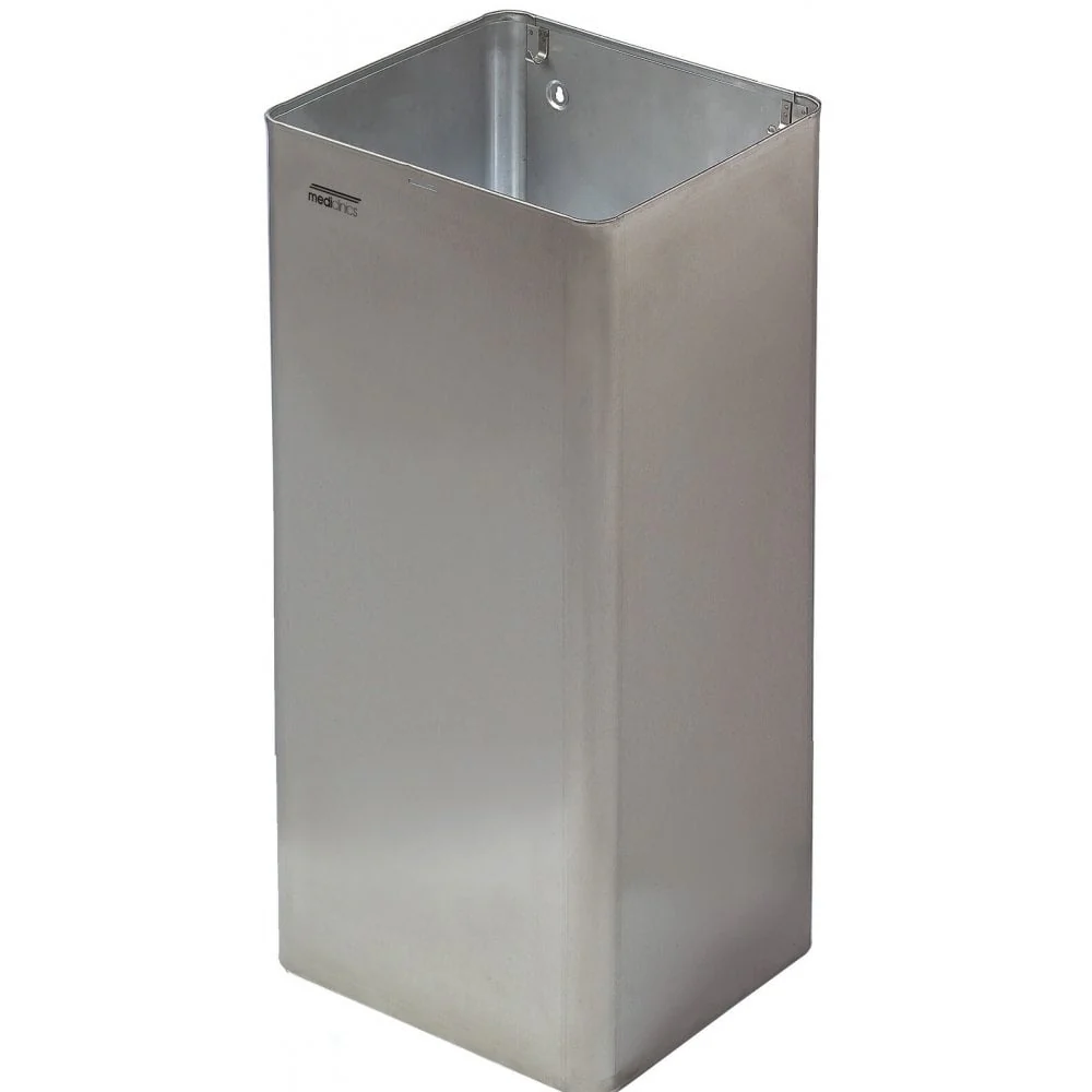 Mediclinics Wall Mounted 80L Open Lid Bin - Image 3