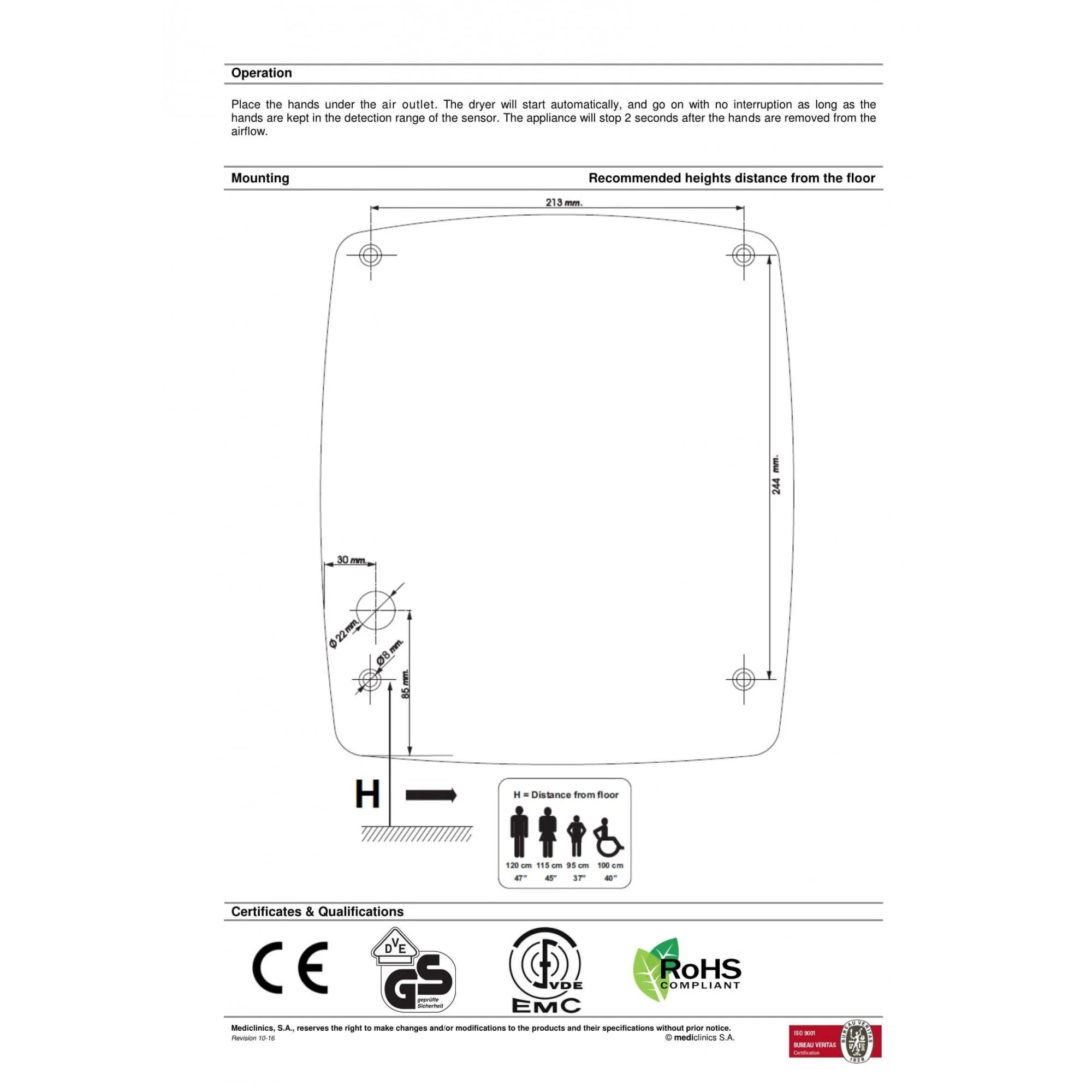 Mediflow® Hand Dryer - Image 5