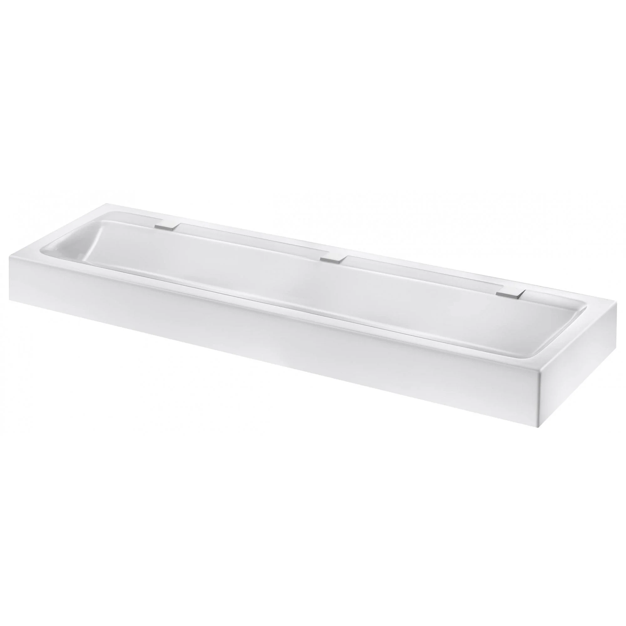 MINERALCAST Wall-Mounted Wash Trough for 3 taps L.1800mm 454180
